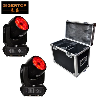 

2IN1 Flightcase Pack 6x40W RGBW Zoom Led Moving Head Light Lens Board Zoom Rotation Colorful Beam Effect LED Display Disco Party