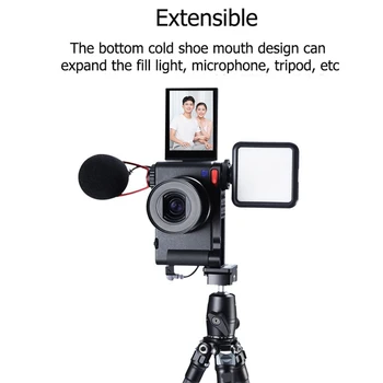 

Multifunction Expansion Bracket Metal L-Plate / Base Board Bracket for Sony ZV1 R054 R055 Camera Parts Microphone Holder