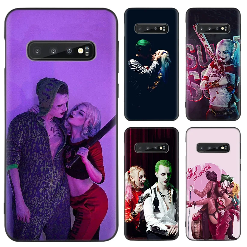 Джокер Отряд Самоубийц "," Харли Квинн "черный чехол для samsung Galaxy A50 A70 A50S A10S A20S A10 A20E A30 A40 M40 M30S A80 мягкий чехол для мобильного телефона C