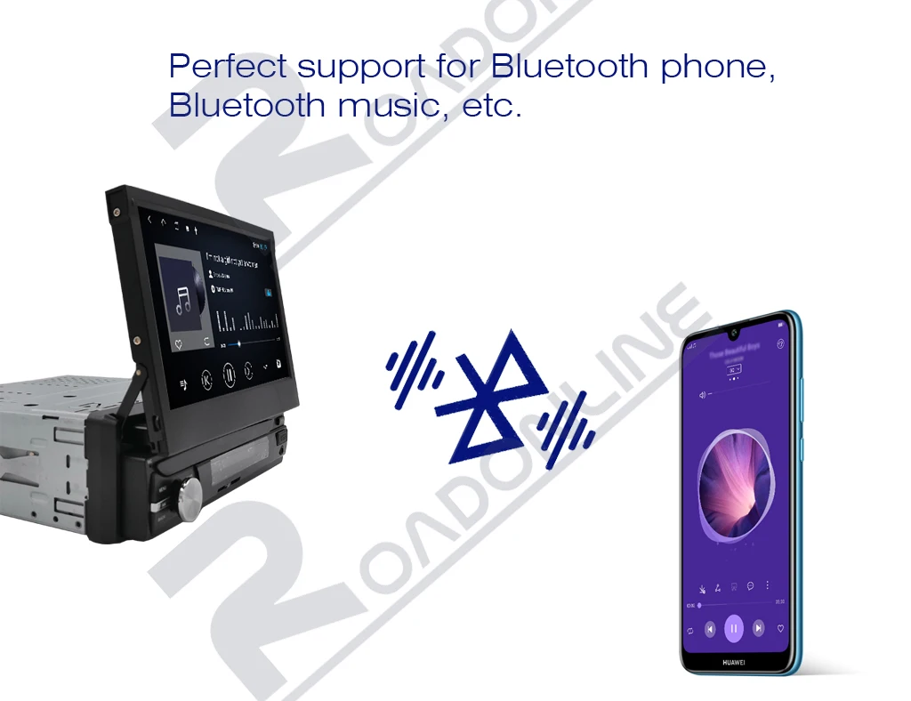 Flash Deal Original Universal car multimedia player 7’’ HD 1din Touch-screen Radio stereo support in-car Bluetooth/WIFI/FM/AM/USB/AUX/MAP 4