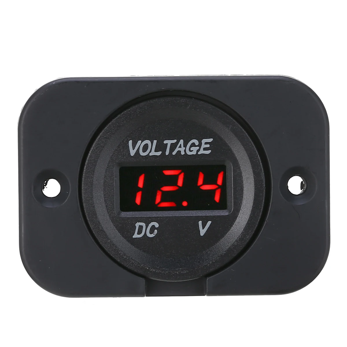 3LED цифровой Дисплей вольтметр Панель DC 12 V-24 V Красный Автомобиль Мотоцикл вольтметр для автомобильных электрических инструментов