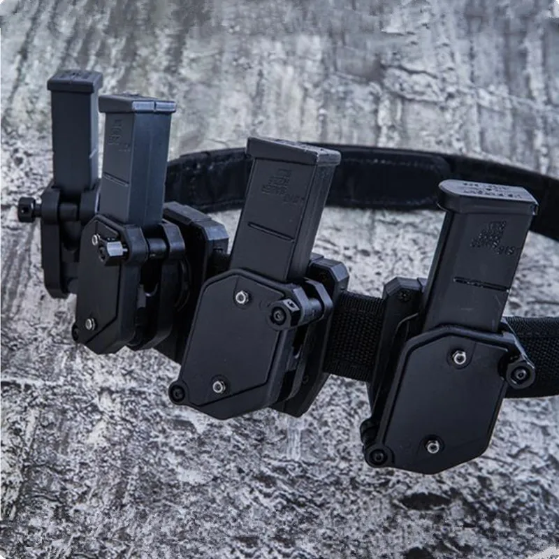 IPSC IDPA 글록 17 매거진 파우치, 멀티 앵글 조정 속도 매거진 파우치, 전술 에어소프트 기어 매그 홀스터