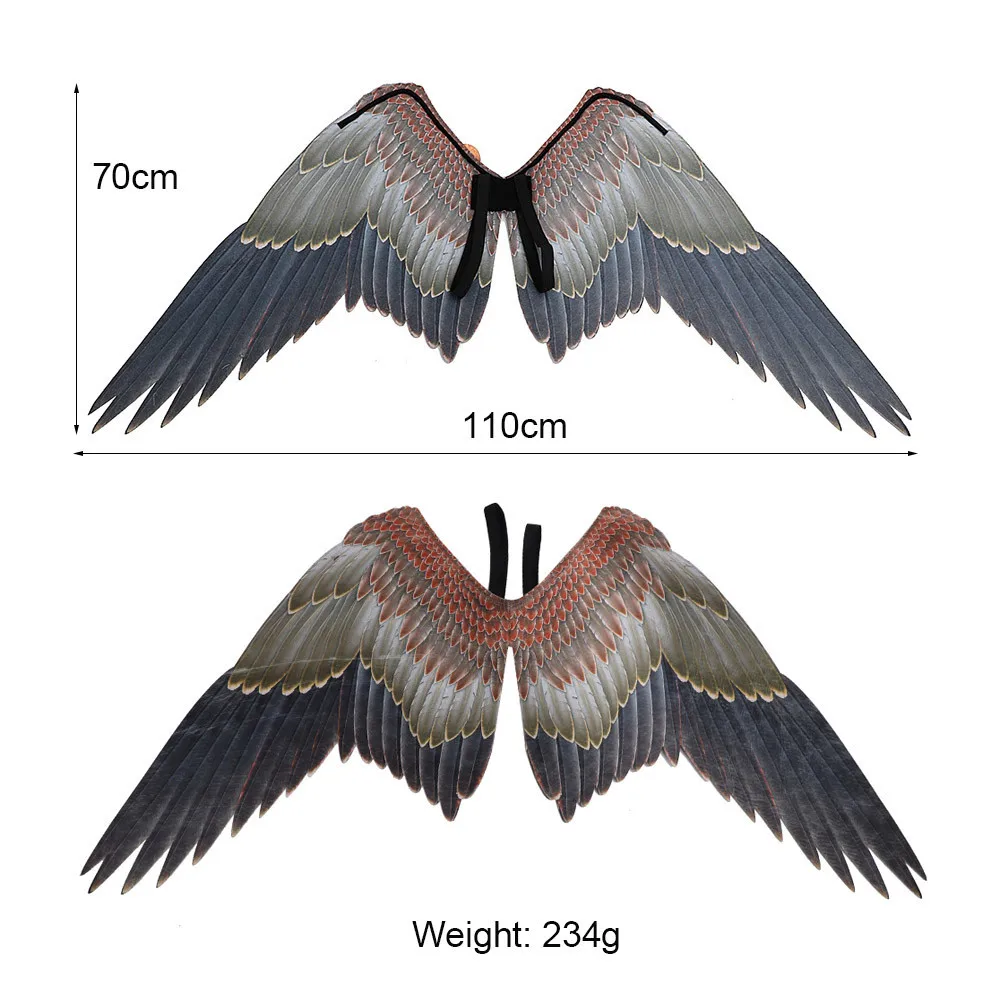Крылья птицы на Хэллоуин, карнавал, косплей, большие крылья для мужчин и женщин, Mardi Gras, косплей, ролевые игры, наряды, костюм, аксессуары