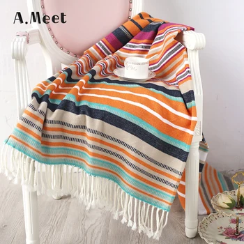 

Luxury Fur Knitted Throw Blanket Cover Warm Fluffy Cashmere-like Christmas Wearable For Travel Outdoor Sofa Couverture Polaire