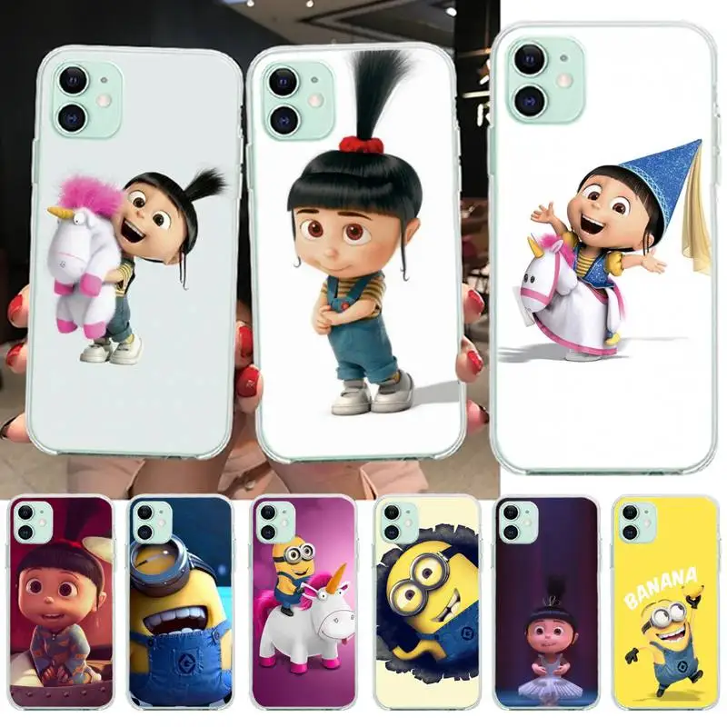 NBDRUICAI Миньоны мой Единорог Агнесс мягкий чехол для телефона iPhone 11 pro XS MAX 8 7 6 6S Plus X 5S