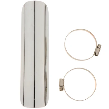 

Universal Motorcycle Imporous Exhaust Muffler Pipe Leg Protector Heat Shield Cover Fit for Harley