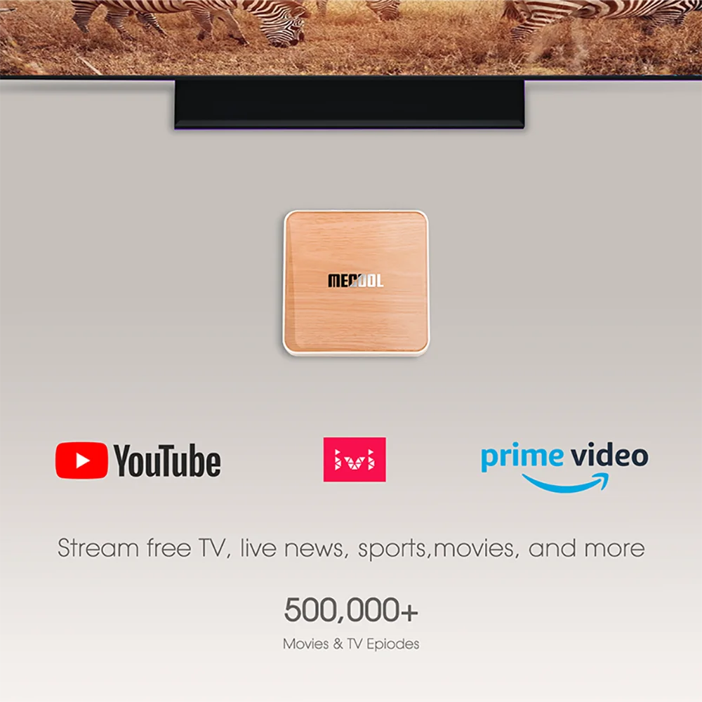 Mecool KM6 Deluxe ТВ Amlogic S905X4 Смарт Android 10 0 коробка 4 Гб Оперативная память 64 Встроенная 2