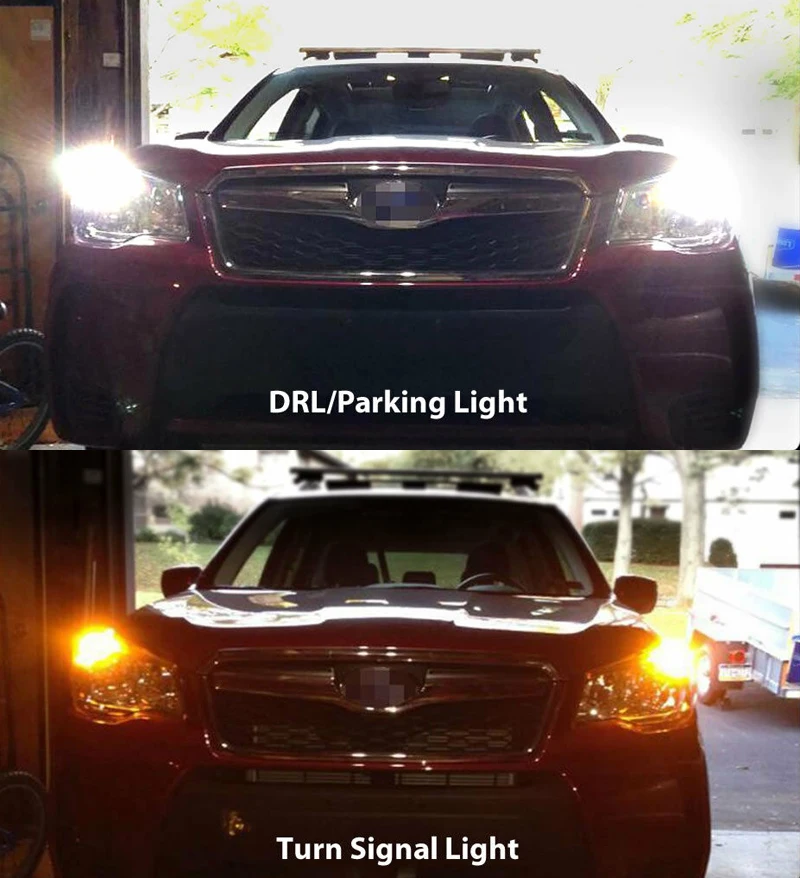 Для Jeep Grand Cherokee Patriot TJ Wrangler сверхъяркая 3157 Двухцветная светодиодная лампа DRL для