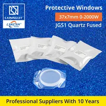 LSKCSH защитные окна 37*7 мм волоконный лазер защитные линзы JGS1 Кварц Для Precitec Raytools волоконная Лазерная режущая головка 0-2000 Вт