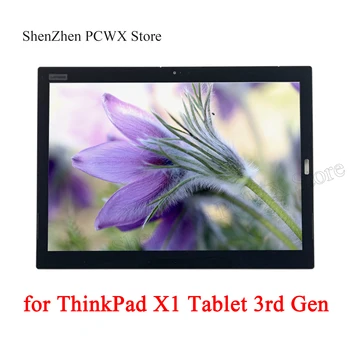 

for ThinkPad X1 Tablet 3rd Gen 20KJ 20KK Touch Assembly &Frame 01AW893 01AY274 5T50X54422 QHD+ 3000*2000 IPS for JDI/MUT LGD/LBO