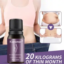 Kianomer укрепляющее эфирное масло для тела сжигание жира подтягивающее кожу лифтинг бедра масло для похудения