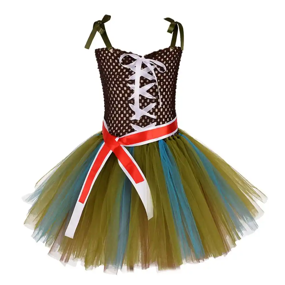 olive green kids dress