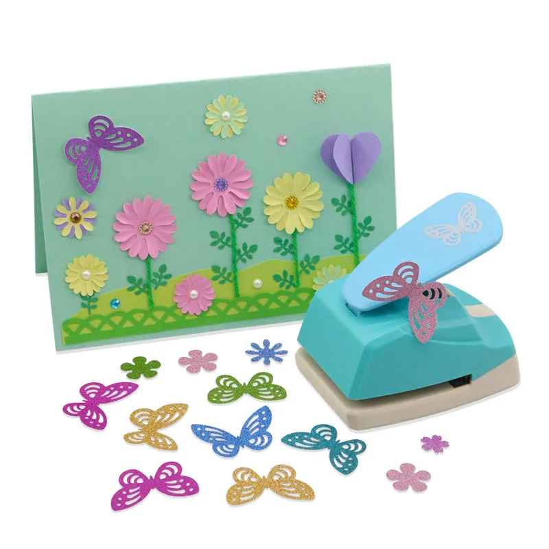 Large Butterfly Hollow Hole Puncher 3D Shape Paper Cutter Kids Craft Scrapbooking Punches DIY Tools scrapbook punches