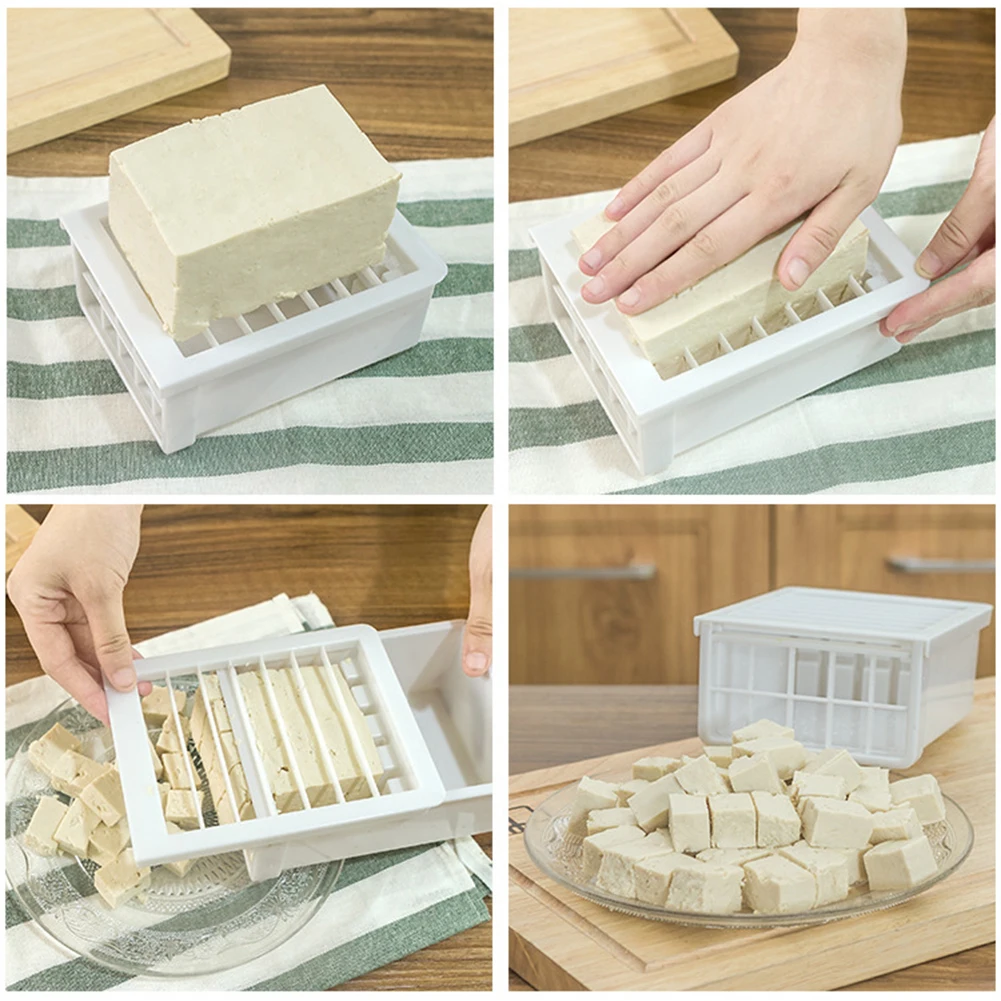 Cutting Press Mold Gadgets Tofu Diced Kitchen Removable Non Slip Marker Multi Function DIY Home Bean Curd Slicer Chef