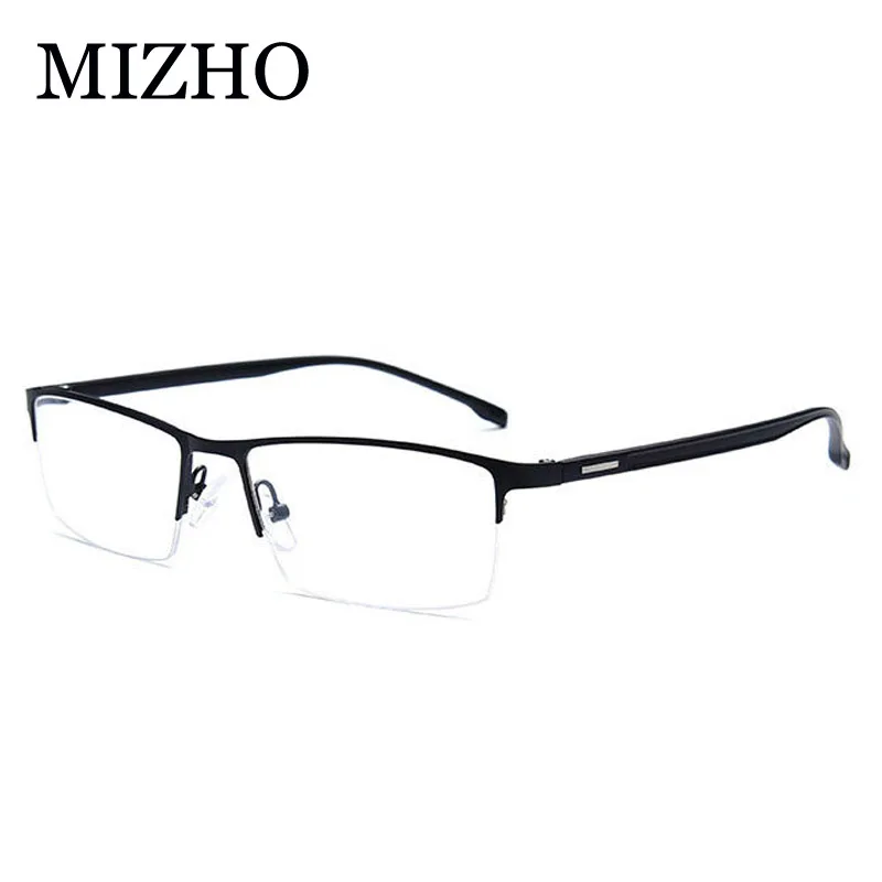 

MIZHO 15g Super Light Optical Glasses Frame Men Business Boutique Rectangle Eye glasses Frame Metal Alloy Strong Durable 2020