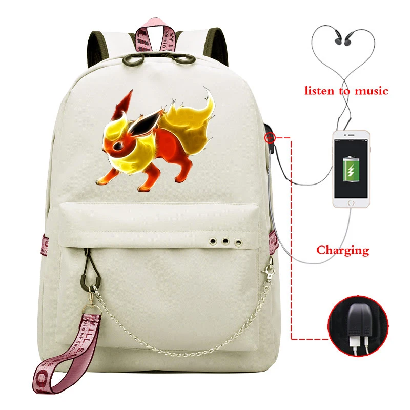 25 Mochila Pokemon рюкзак Пикачу для мужчин и женщин рюкзаки для путешествий рюкзак для ноутбука Usb зарядка школьные сумки для девочек-подростков - Цвет: 25