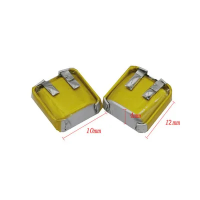 3.7v Polymer Lithium Battery 4Pcs 50mah 501012 30MAH 401010 401012 Suitable for I7 i8 i9 i10 Earphone Headset MP3 MP4 Toy GPS power tool battery rechargeable lithium batteries