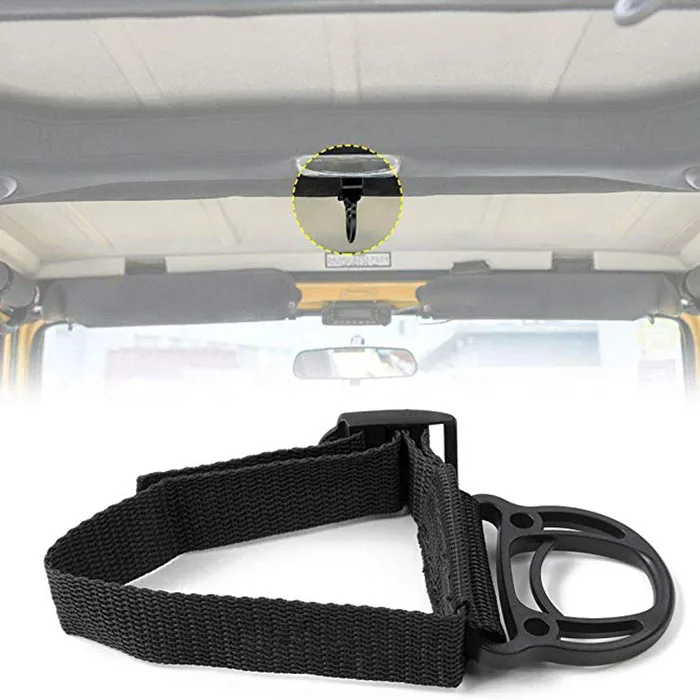 2 шт. рулон вешалка для одежды Крючок для Jeep Wrangler CJ YJ TJ LJ JK JKU JL JLU JT Sports Sahara Freedom Rubicon and Unlimite