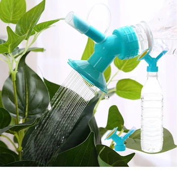 

Watering Flower Small Nozzle Plastic Plant Seedling Waterers Bottle Sprinkler Nozzles Directional Watering Gardening Tools
