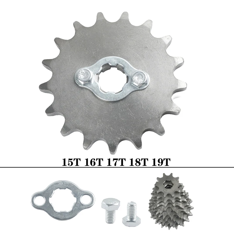 Front Engine Sprocket Drivetrain Parts engine sprocket For Taotao Kayo BSE Xmotos Apollo SSR 110 125cc 428# 20mm 15 16 17 18 19T