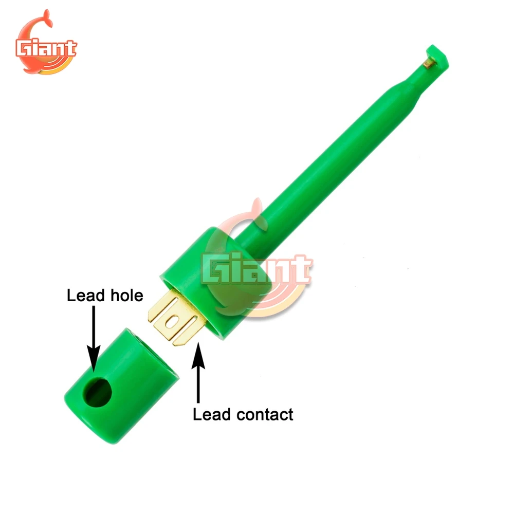Mini 5Pcs Or 10pcs Single Test Hook Clip Test Probe for Electronic Testing IC Grabber Large Round Crocodile Clip Hook