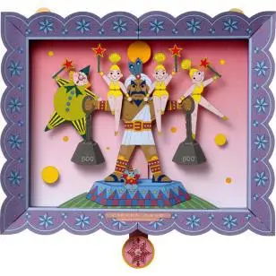 

Magical Power Circus Actor 3D Paper Model Parent-child DIY Cartoon Animal Paper Model Three-dimensional Children Educational Toy