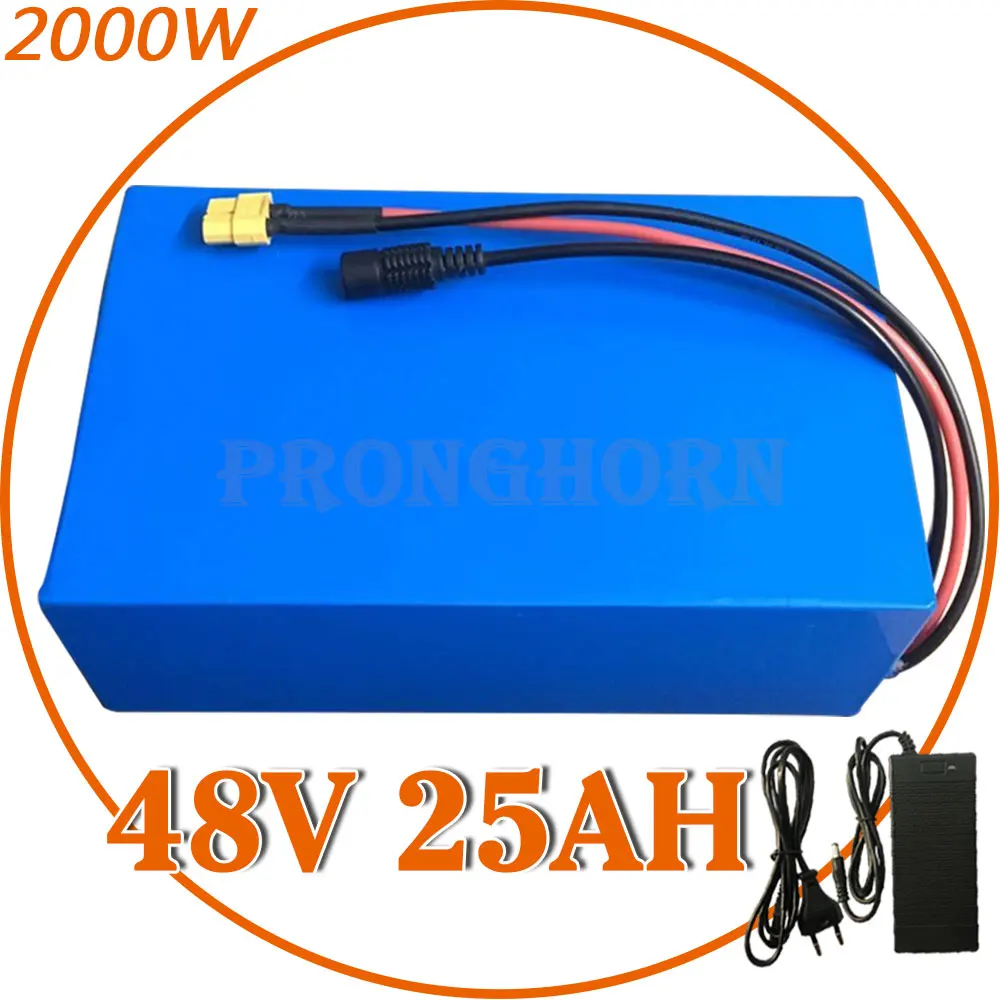 48V 2000W 1500W 1000W батарея скутера 20Ah 25Ah 30Ah 35Ah 40Ah литиевая электрического велосипеда с