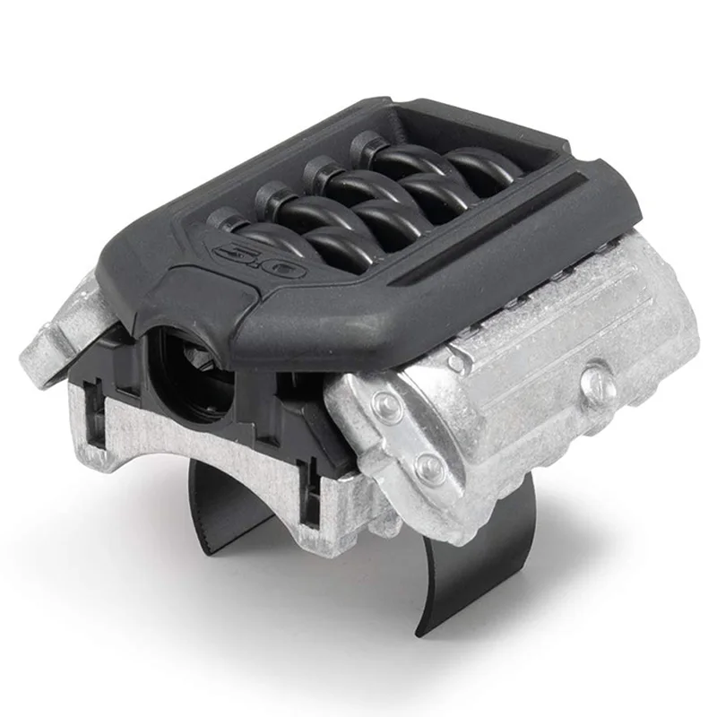 

Hot Simulate F11 V8 5.0 Engine Radiator Double Fan for 1/10 RC Crawler Car TRX4 Defender Bronco aXIAL SCX10 RC4WD D90 D110