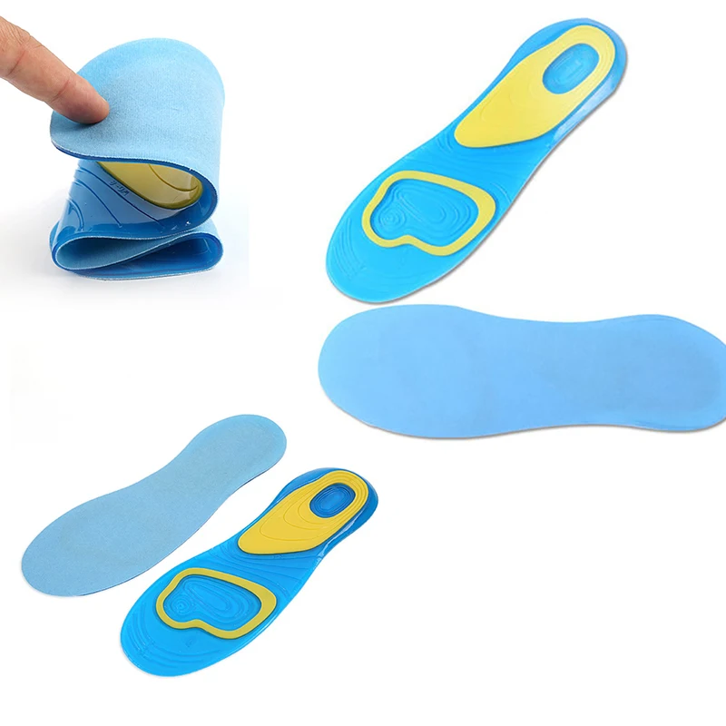 Sports Soft Silicone Gel Air Cushion Insole Hiking Running Shoe Insoles Can Be Cut Pads Absorb Shock Footbed Keep Your Feet Cool | Спорт и