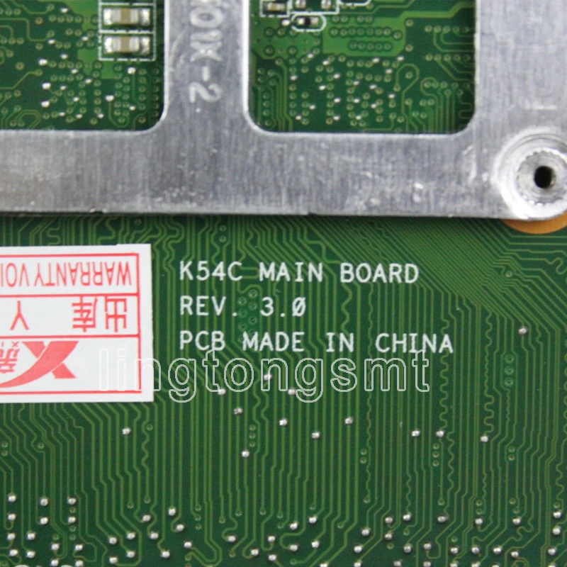  K54C Motherboard I3 CPU 4GB RAM For ASUS K54 K54C X54C Laptop motherboard K54C Mainboard K54C Mothe