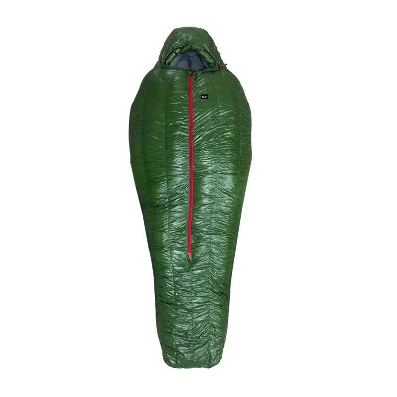 90% White Duck Down 20D Mummy Camping Sleeping Bag Cold Winter