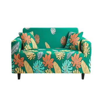 

Tropical Leaves Collection Stretch Sofa Cover for Living Room Armchair Sofa Slipcover Elastic Couch Cover Case 1 2 3 Seater