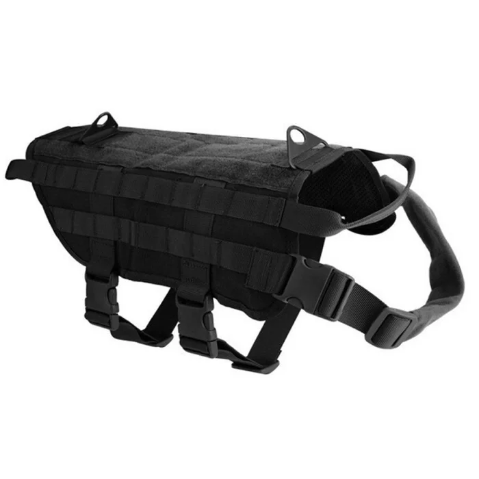Dog Harness Nylon Molle Patrol Military Training Dog Vest Harness Chest Strap TB Sale