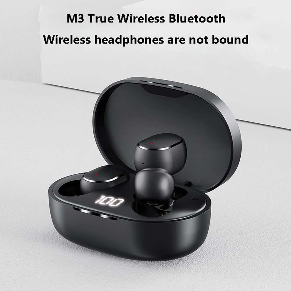 Новые беспроводные наушники M3 Bluetooth 5 0 TWS Hi Fi мини вкладыши Спортивная гарнитура