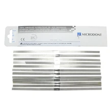 12 шт./упак. зубной металлический полировальный палочки полосы с одной стороны глинозема покрытием шлифовальной поверхности(4 мм ширина) стоматологические инструменты лаборатории