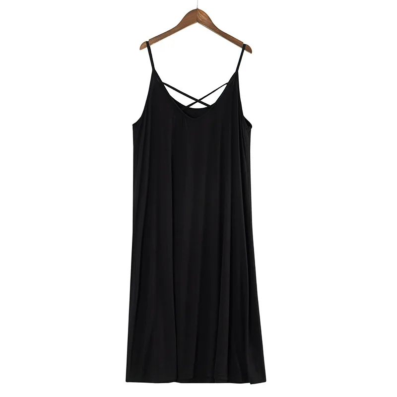 Women Nightgowns Summer Sleepwear Night Dresses 2XL-7XL Plus Size Sleeveless Loose Nightdress Fdfklak women nightgowns,women nightdresses,sleeping dress