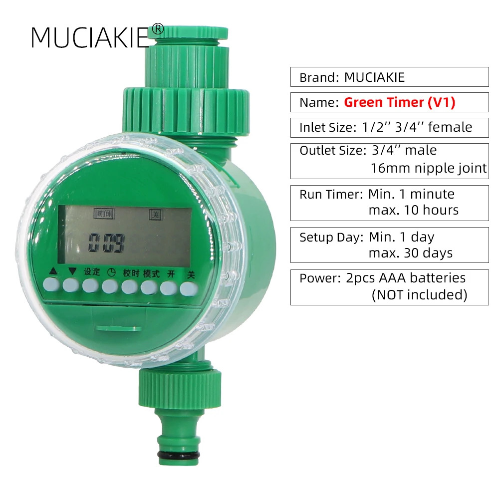 sensor solar de chuva, temporizador mecânico, para irrigação digital