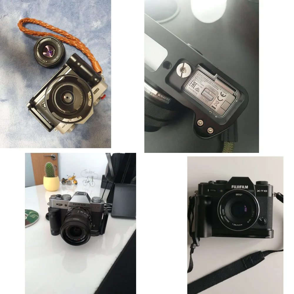 Placa de Liberação Aperto de Mão Parafuso de Montagem para Fujifilm Câmera Rápida L-placa Suporte - 4 Fuji X-t10 Xt10 X-t20 Xt20 X-t30 Xt30 1 - Image 6