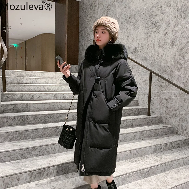 Женское хлопковое пальто и куртки Mozuleva, осенне зимнее однотонное пальто, элегантная зимняя одежда для женщин 2020|Парки|   | АлиЭкспресс