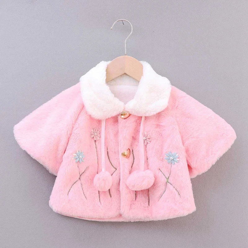 Мягкое детское пальто для новорожденных девочек Детская куртка для маленьких девочек теплое Детское пальто с капюшоном детская хлопковая куртка зимнее пальто