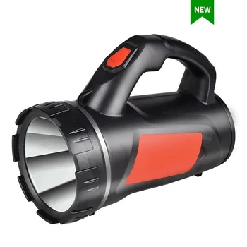 

Flashlight Strong Light Rechargeable Multifunctional Household LED Lighting Portable Searchlight 838 Orange Rechargeable Camping