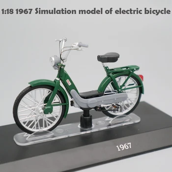 

Special Offer 1:18 1967 Simulation model of electric bicycle Alloy model Collection of ornaments