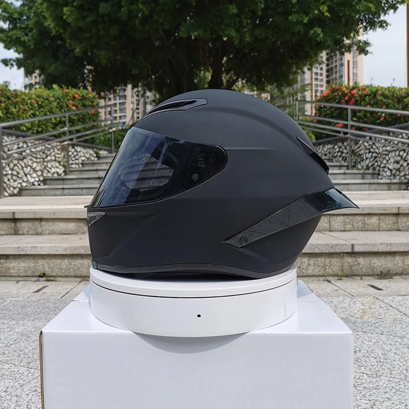 Новое поступление, мотоциклетный шлем, унисекс, полный шлем для лица, moto casco, зимний сезон, защитный черный шлем в горошек, одобренный