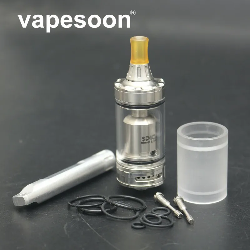 Новое поступление Vapesoon Coppervape Spica Pro style MTL RTA ремонтный бак распылитель 22 мм Диаметр 3 мл емкость Подходит 510 коробка мод