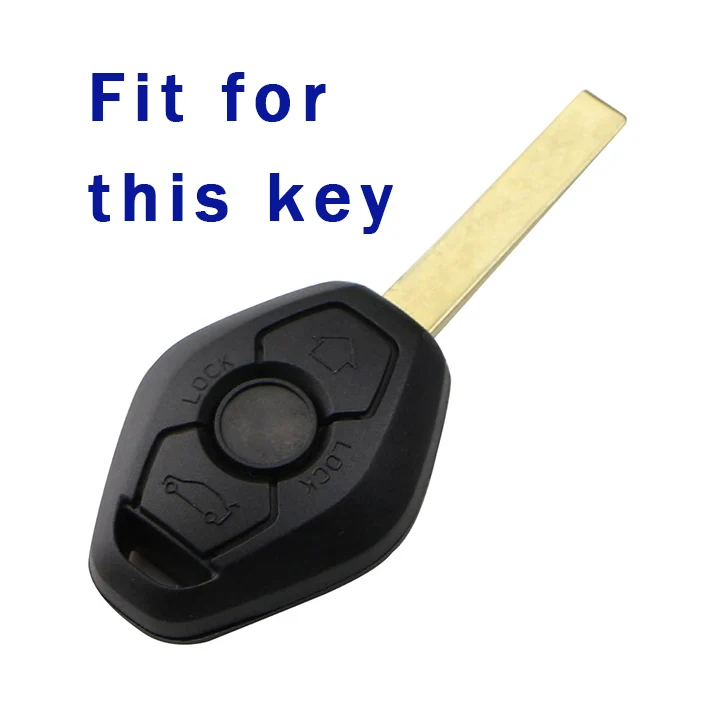 Silicon Car Remote Key Case Holder Cover Protector for BMW X3 X5 Z3 Z4 3 5 7 Series E38 E39 E46 E83 1998-2005 Key Accessories