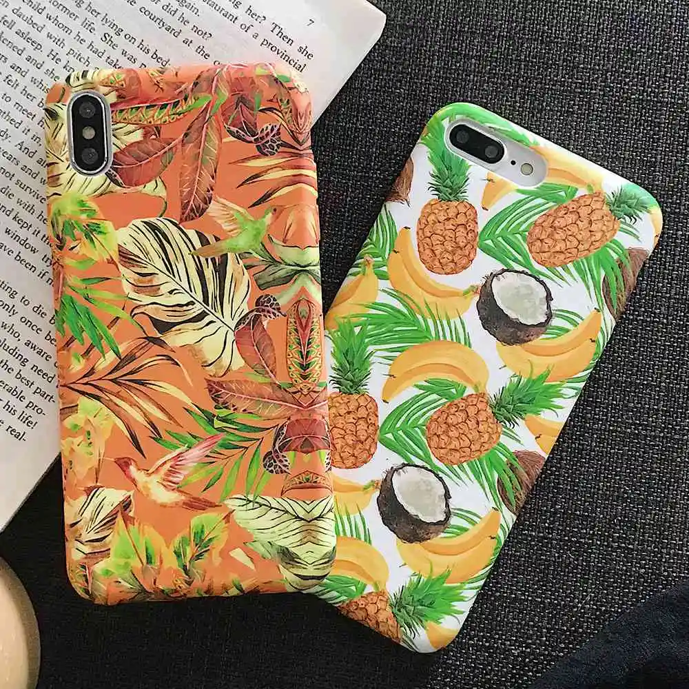KISSCASE Fall Für iPhone Xr Xs Max 7 8 Plus Blume Zurück Regenwald Fall Für iPhone XR 6 7 8 6s Plus