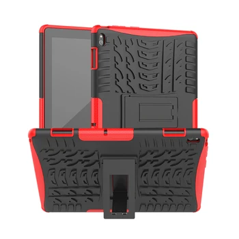 

For Lenovo Tab E10 TB-X104F TB-X104L 10.1" case TPU+PC Plastic Hybrid Duty Armor Hard case Shock Proof Back Cover