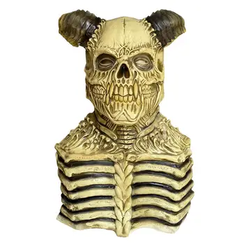 

Nephilim Skull Sheep Demon Latex Mask Cosplay Props High Quality Full Face Mask Halloween Cosplay Masquerade Costumes Fun Props