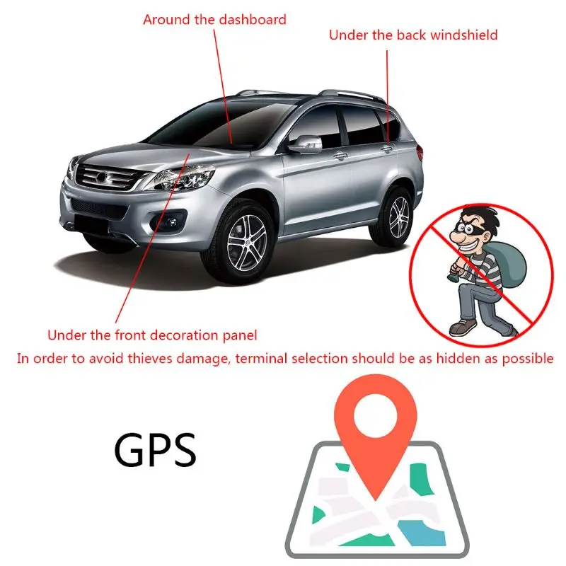 1 компл. Глобальная система позиционирования автомобильный gps-трекер GT02A Google Link отслеживание в реальном времени противоугонная система для автомобиля мотоцикла
