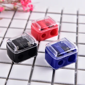 

Double Holes Eyeliner Pencil Cosmetic Sharpener Useful Pencil Sharpener For Cosmetic Brush Makeup Pencil